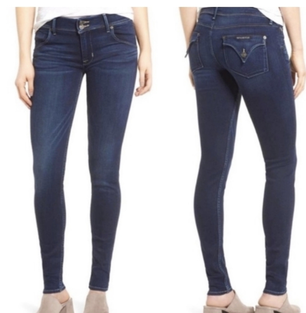 Hudson 2 Button Collin Flap Pocket Skinny Jeans